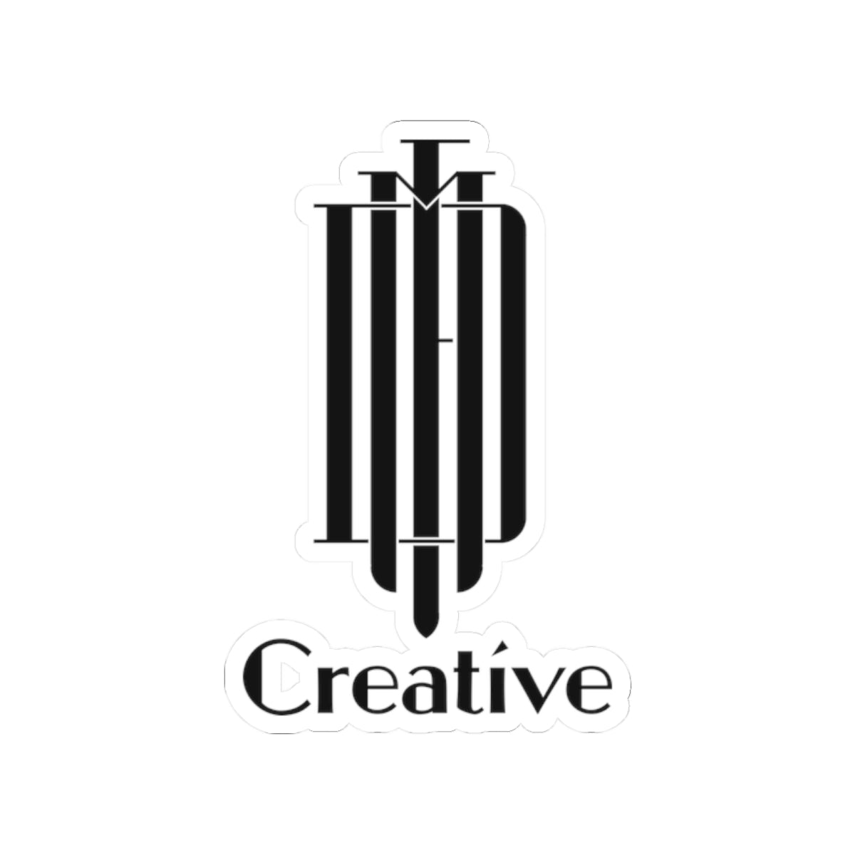 DMF Creative Art Deco design sticker